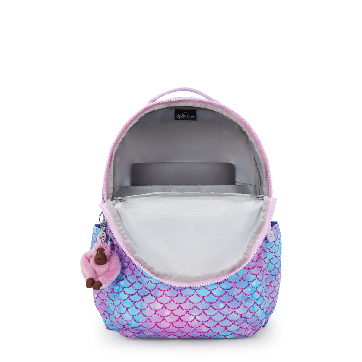 Seoul Large Printed 15" Laptop Backpack Mermaid Sparkle - 3