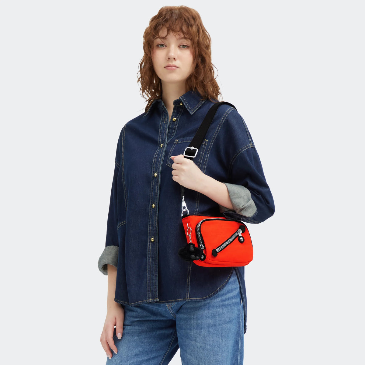 New Milos Shoulder Bag Open Orange Heritage - 2