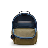 Seoul Large  15" Laptop Backpack Treasure Green-view-3 thumbnail