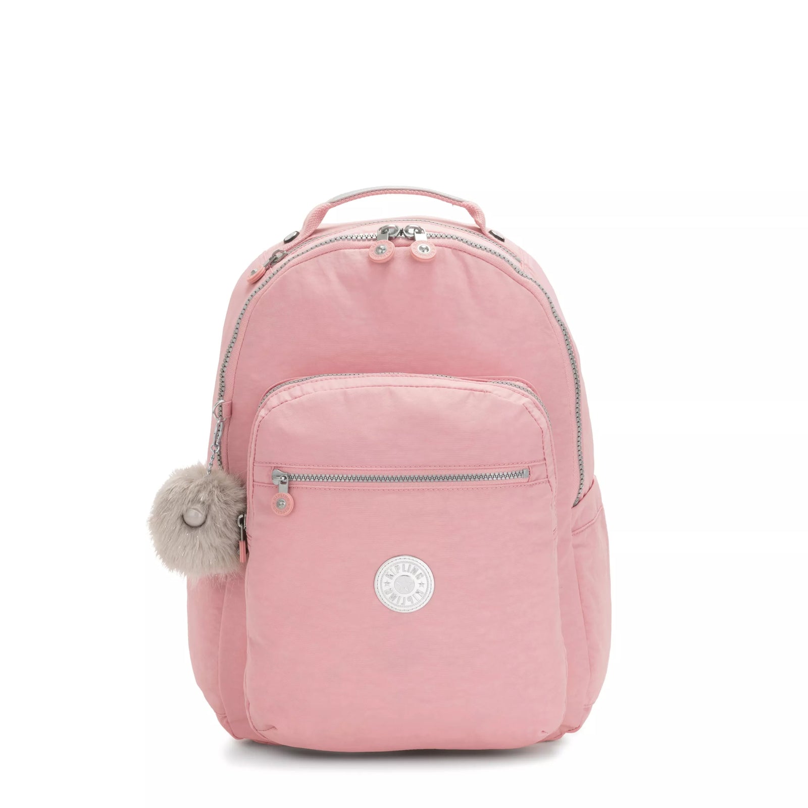 pink kipling seoul backpack