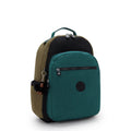 Seoul Large 15" Laptop Backpack Black Khaki Print - 4