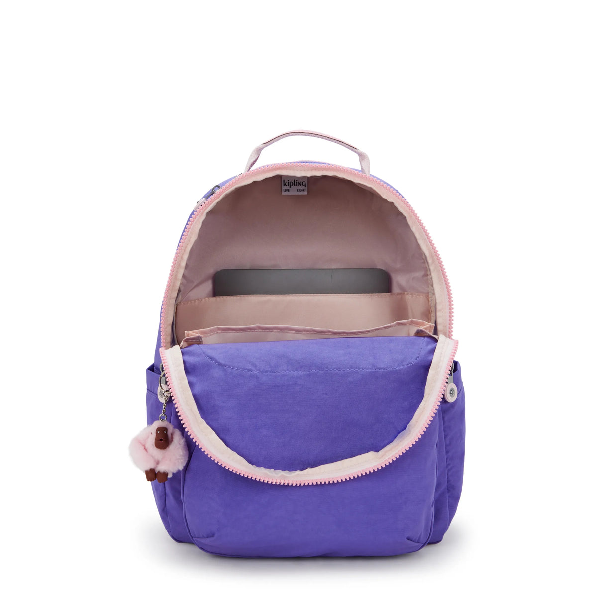 Kipling purple backpack purse Amazon Kipling Violet Backpack Purple Amazon Kipling Bags  main image 3