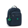 Seoul Large  15" Laptop Backpack Blue Green Block-view-5 thumbnail