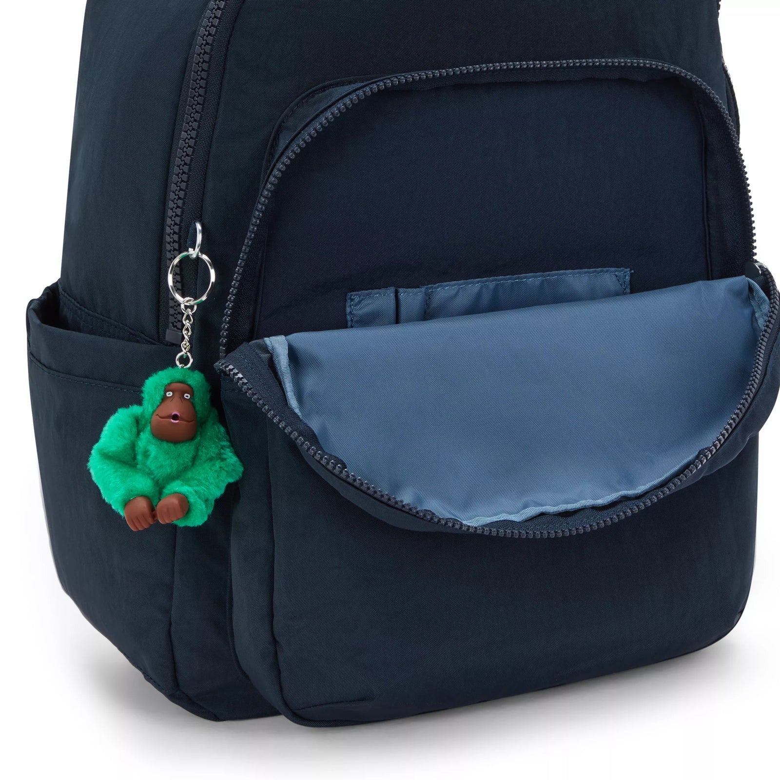 Seoul Large  15" Laptop Backpack Blue Green Block-view-6
