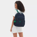 Seoul Large  15" Laptop Backpack Blue Green Block-view-2 thumbnail