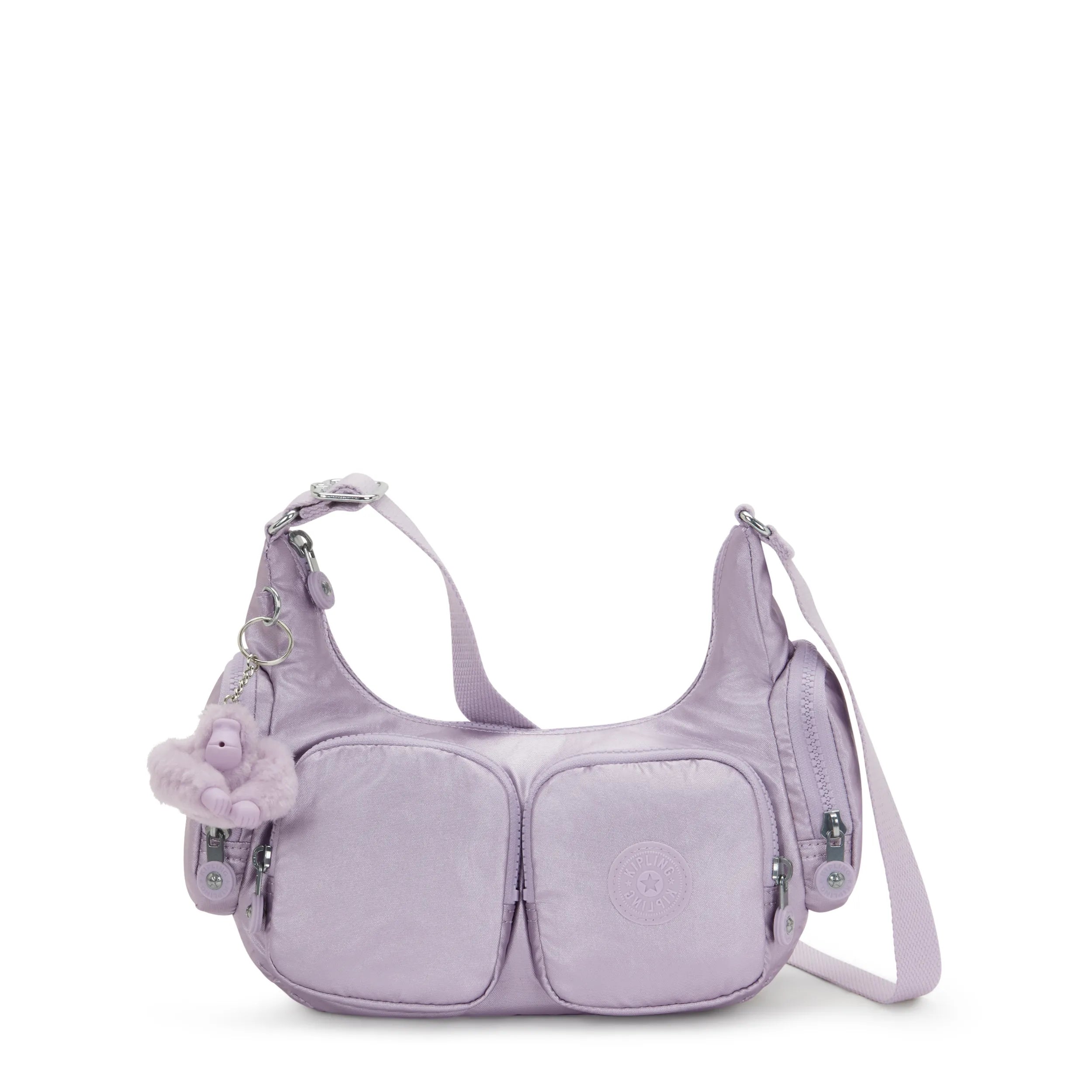 Rikka Small Metallic Crossbody Bag Lilac Moon Metallic