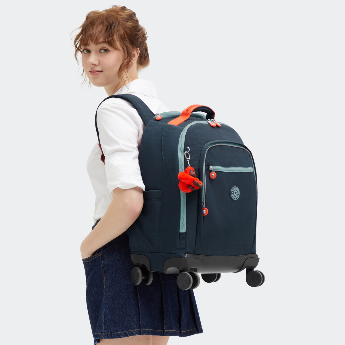 New Zea 15" Laptop Rolling Backpack Cosmo Blue C - 2