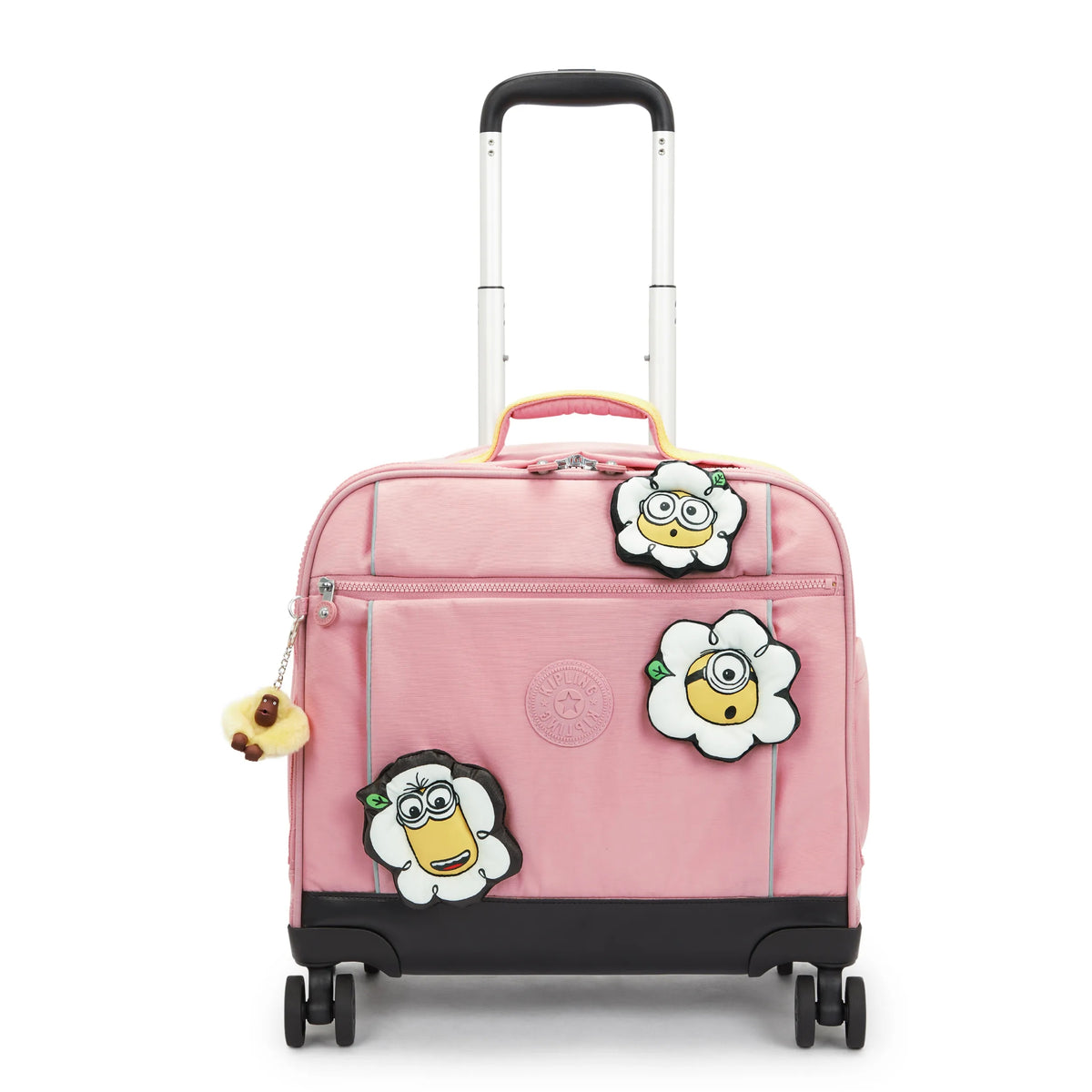 Minions New Storia 4-Wheeled Rolling Luggage Pink Daisy - view1