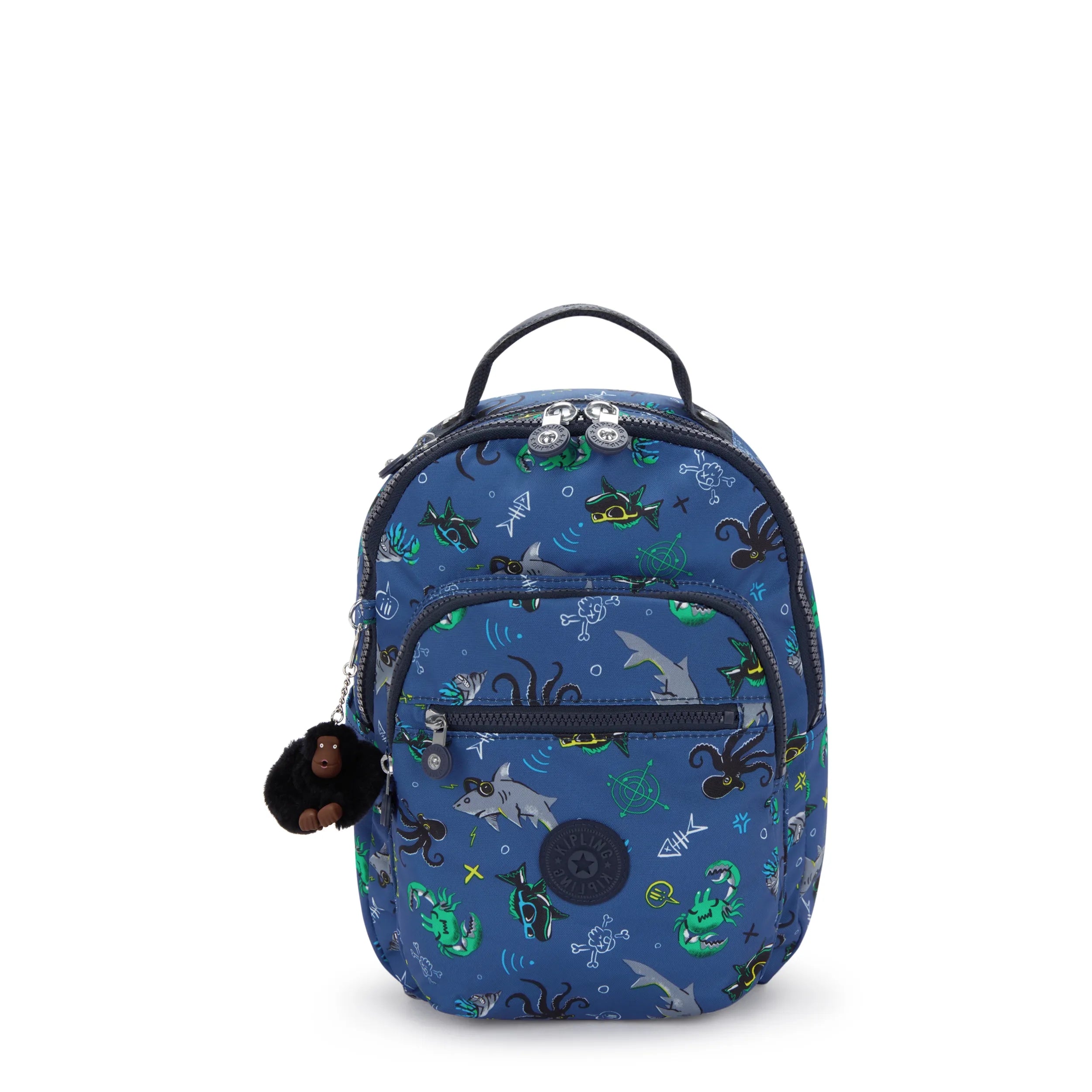 kipling Seoul Small Printed Tablet Backpack on Sale Bags