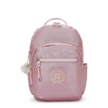 Seoul Extra Large Metallic 17" Laptop Backpack Bronze Pink Metallic C - 1