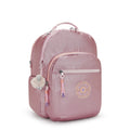 Seoul Extra Large Metallic 17" Laptop Backpack Bronze Pink Metallic C - 4
