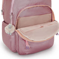 Seoul Extra Large Metallic 17" Laptop Backpack Bronze Pink Metallic C - 5