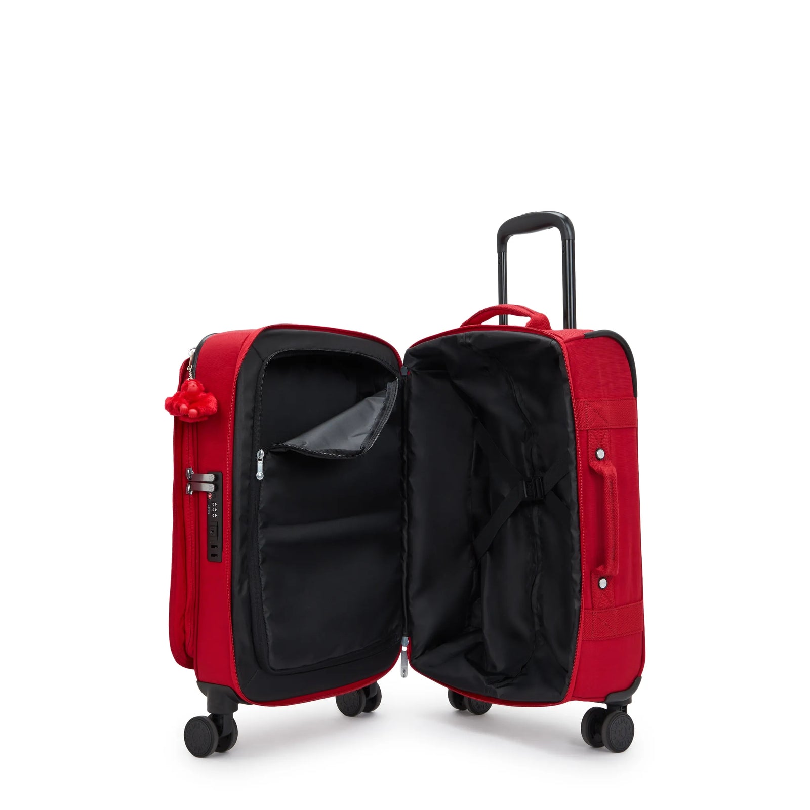 Spontaneous Small Rolling Luggage Ruby Red-view-4