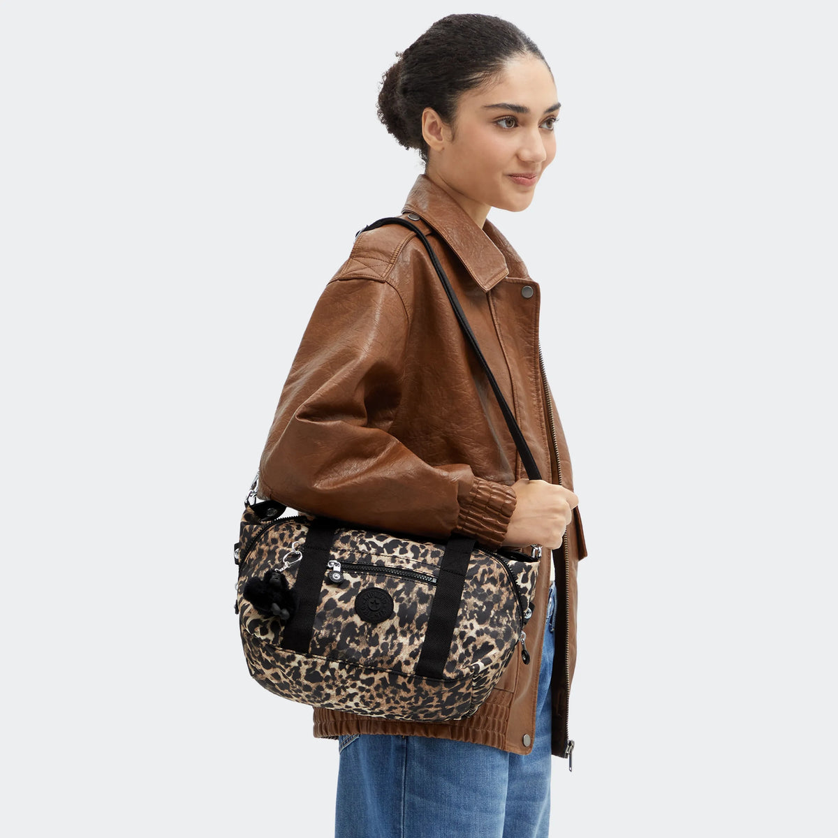 Art Mini Printed Shoulder Bag Wild Leopard - 2