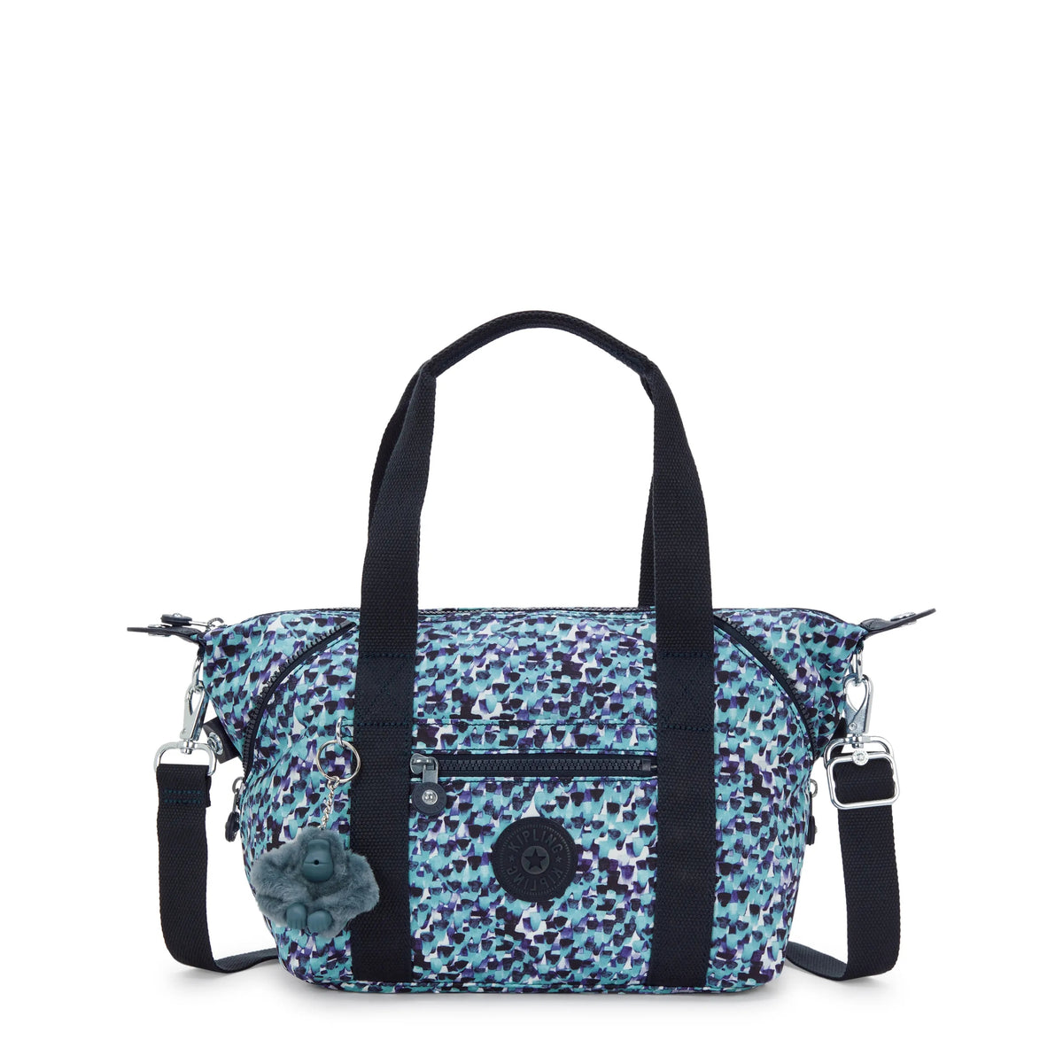 Art Mini Printed Shoulder Bag Rainy Feathers - 1