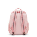 Seoul Large 15" Laptop Backpack Silver Heartflower - 3