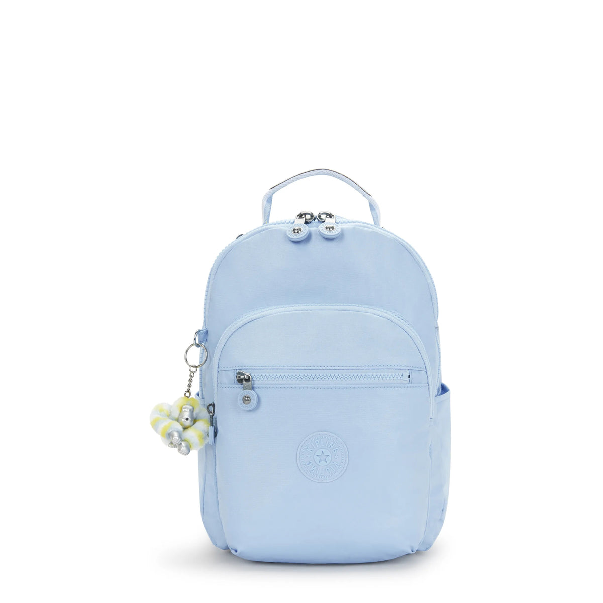 Seoul Small Metallic Tablet Backpack Clear Sky Metallic - 