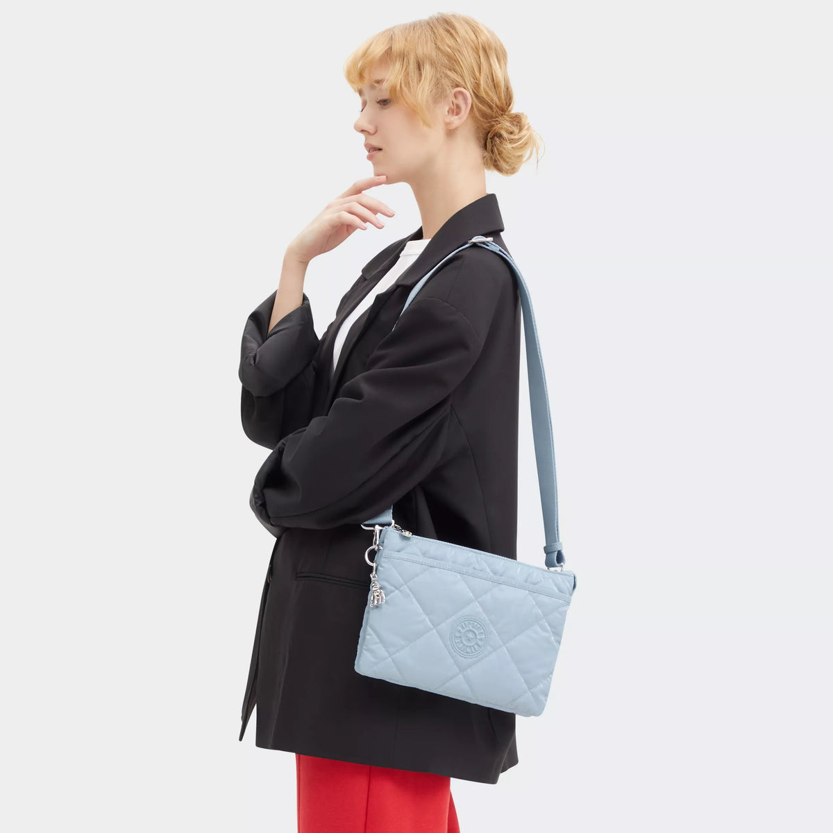 Riri Quilted Crossbody Bag Glowing Blue Quilt - 2