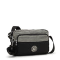 Abanu Medium Zip Crossbody Stripe Black Block - 4