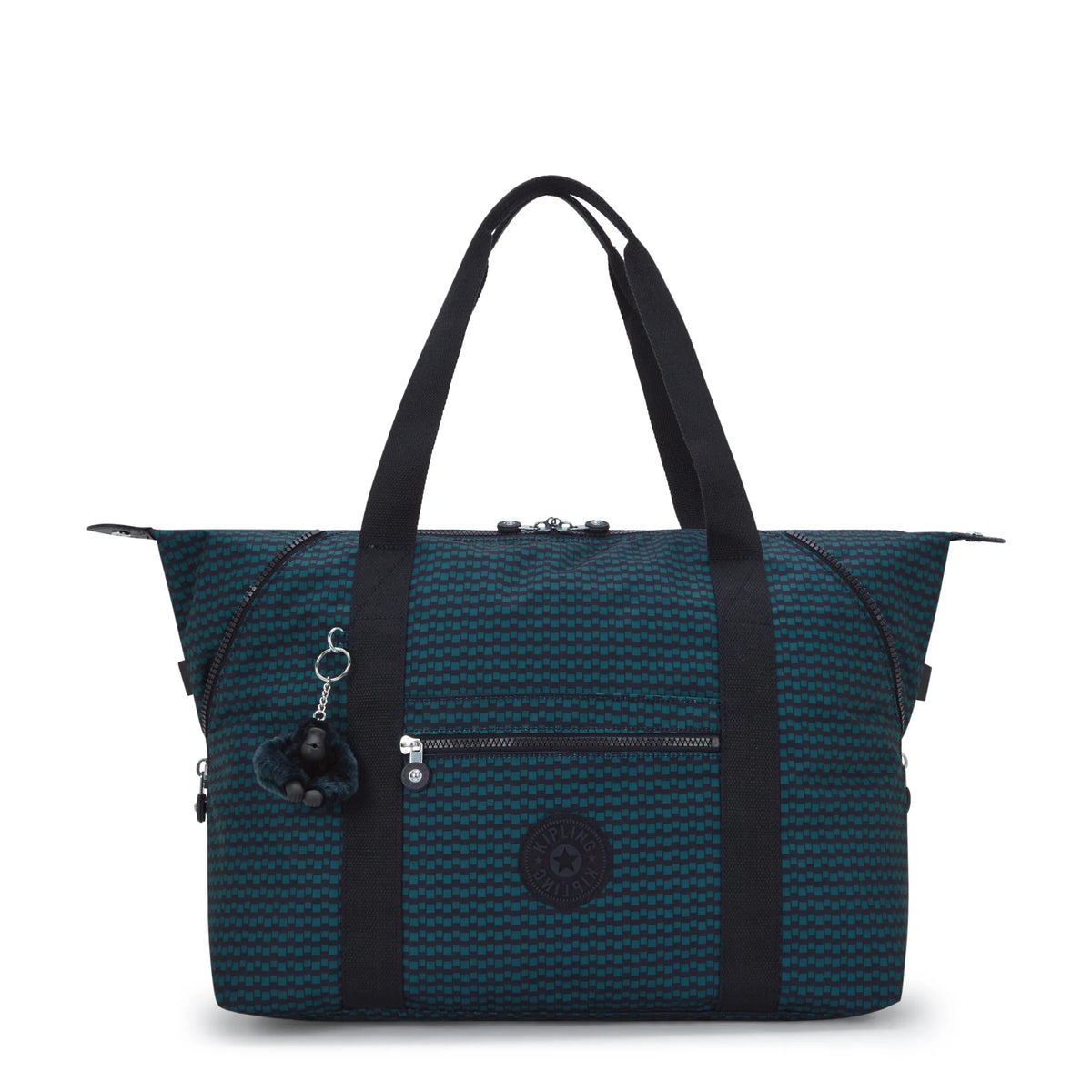 Art Medium Printed Tote Bag Dark Lobby Tile - 1