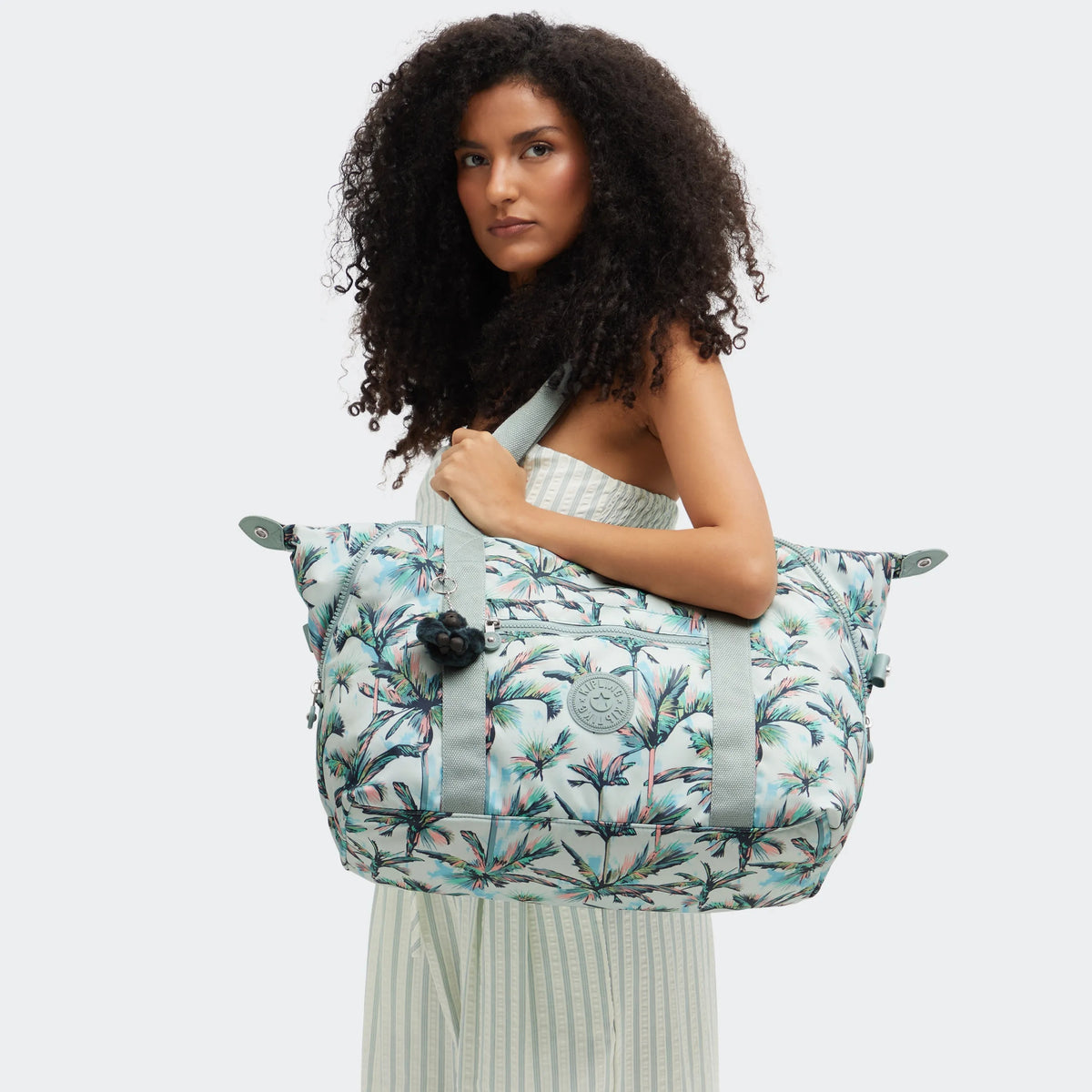 Art Medium Printed Tote Bag More Palm Trees - 2