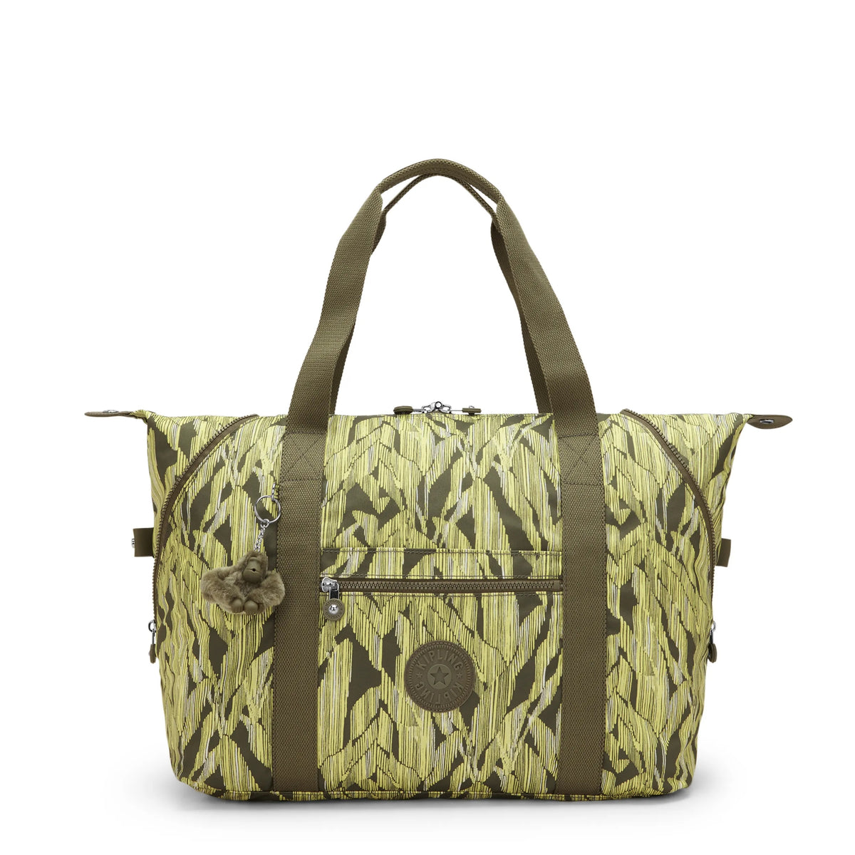 Art Medium Printed Tote Bag Sun Stripe Grasses - 1