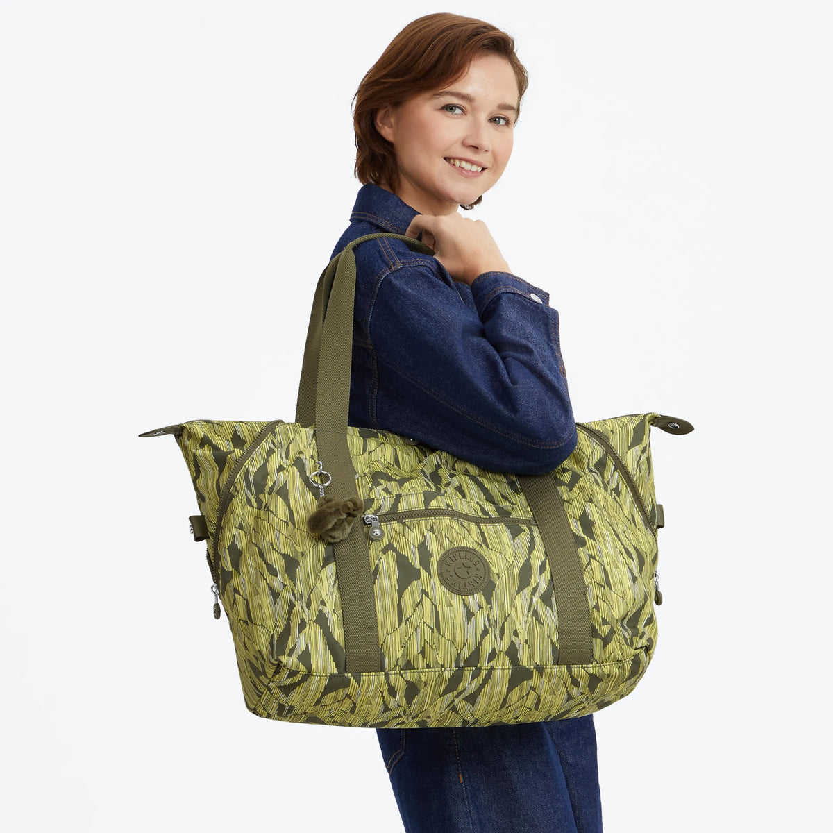 Art Medium Printed Tote Bag Sun Stripe Grasses - 2