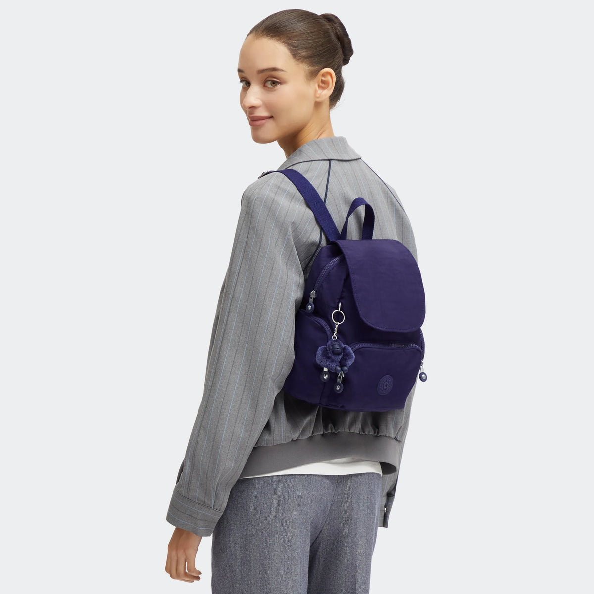 City Zip Mini Backpack Moonlit Blue - 2