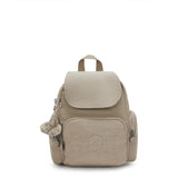City Zip Mini Backpack Soft Taupe-view-1 thumbnail