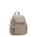 City Zip Mini Backpack Soft Taupe-view-5 thumbnail