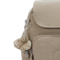 City Zip Mini Backpack Soft Taupe-view-6 thumbnail