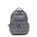 Seoul Large Printed 15" Laptop Backpack Mineral Stripes - 1