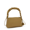 Eleni Smooth Satin Shoulder Bag Goldish Brown - 3
