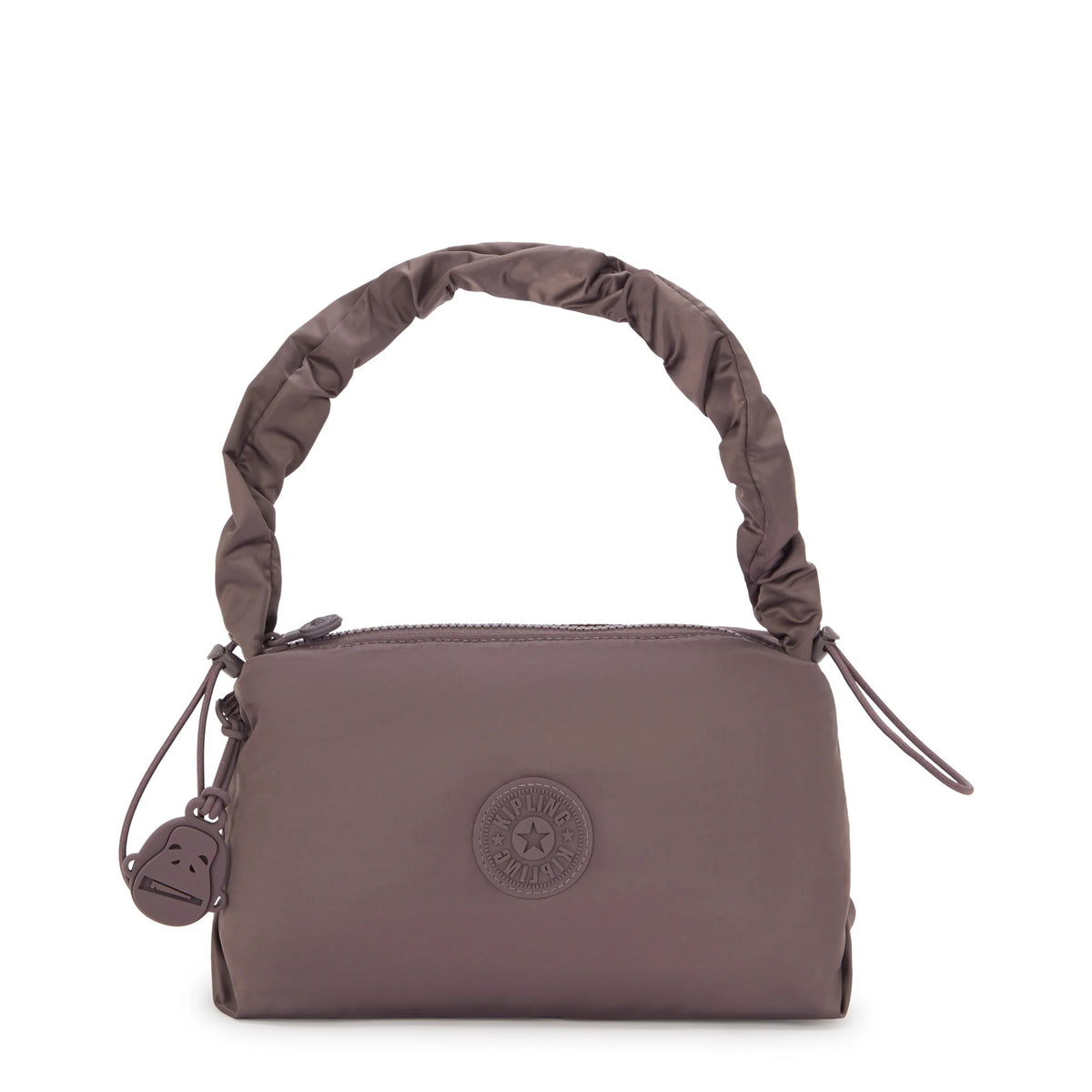 Eleni Smooth Satin Shoulder Bag Simply Mocha - 1