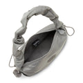 Eleni Smooth Satin Shoulder Bag Entirely Grey - 4