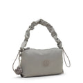 Eleni Smooth Satin Shoulder Bag Entirely Grey - 5