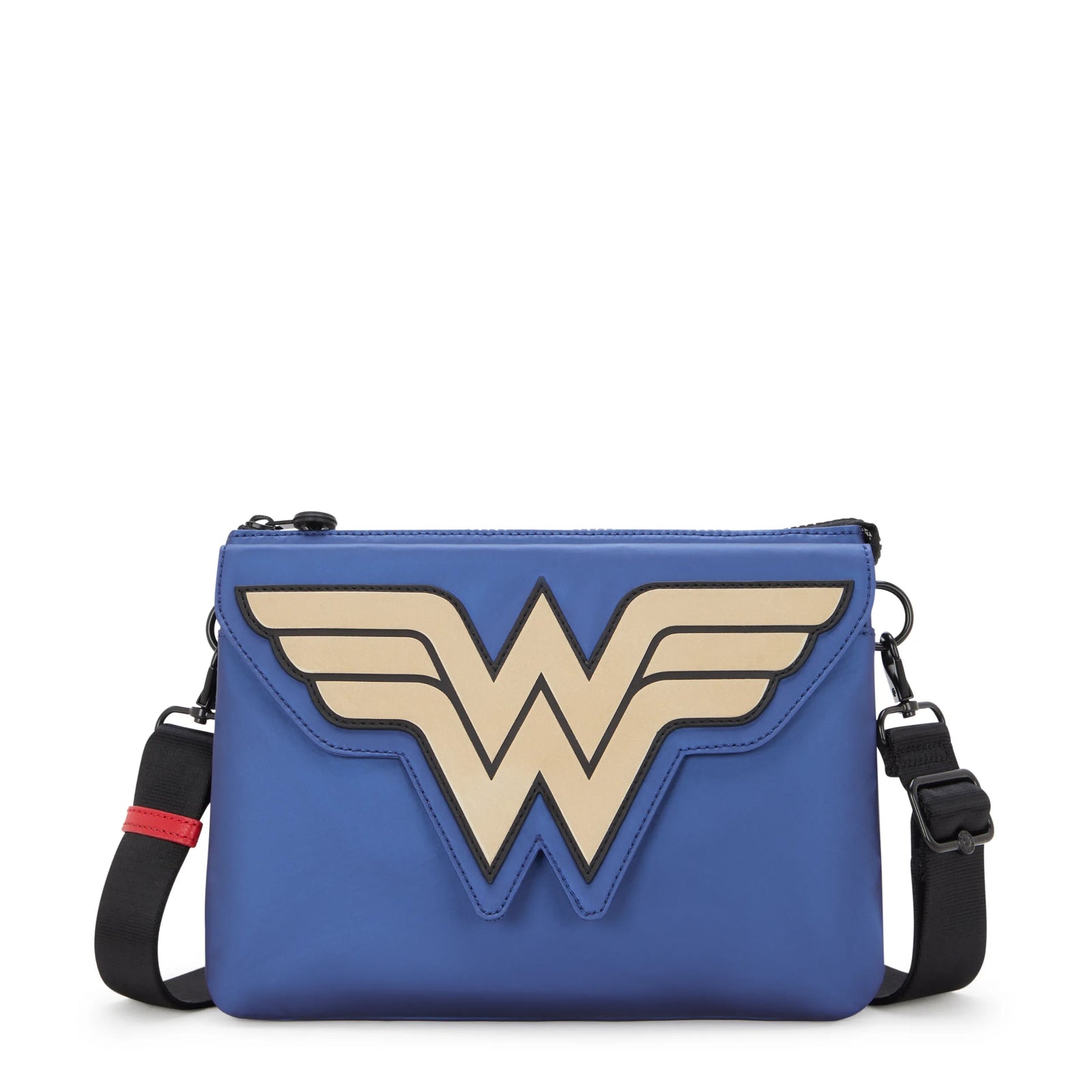 Loungefly DC Comics Wonder Woman Quilted Die Cut Flap Crossbody Bag Loungefly DC Comics Wonder Woman Quilted Die Cut Flap Crossbody Bag