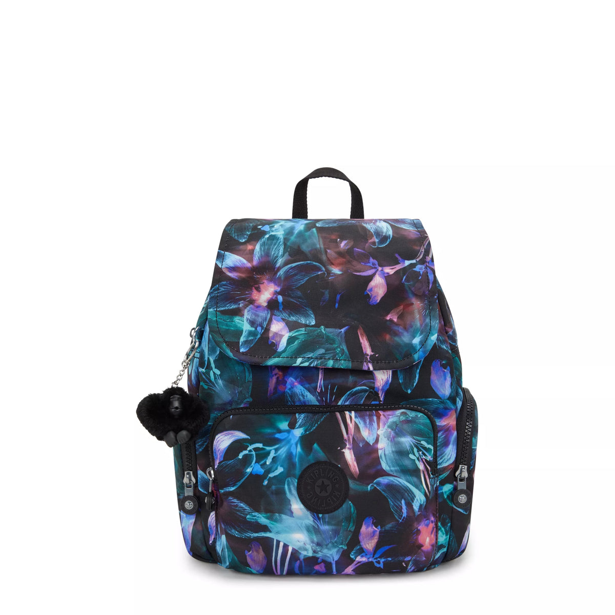 City Zip Small Printed Backpack Spectral Orchid - 1