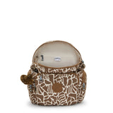 City Zip Small Backpack Cocktail Khaki-view-4 thumbnail