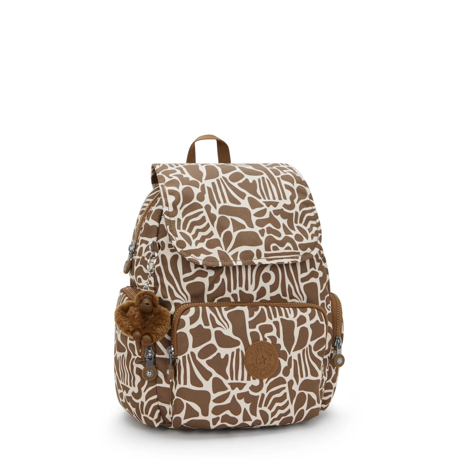 City Zip Small Backpack Cocktail Khaki-view-5