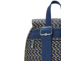 City Zip Small Printed Backpack Blue on Wire - 7