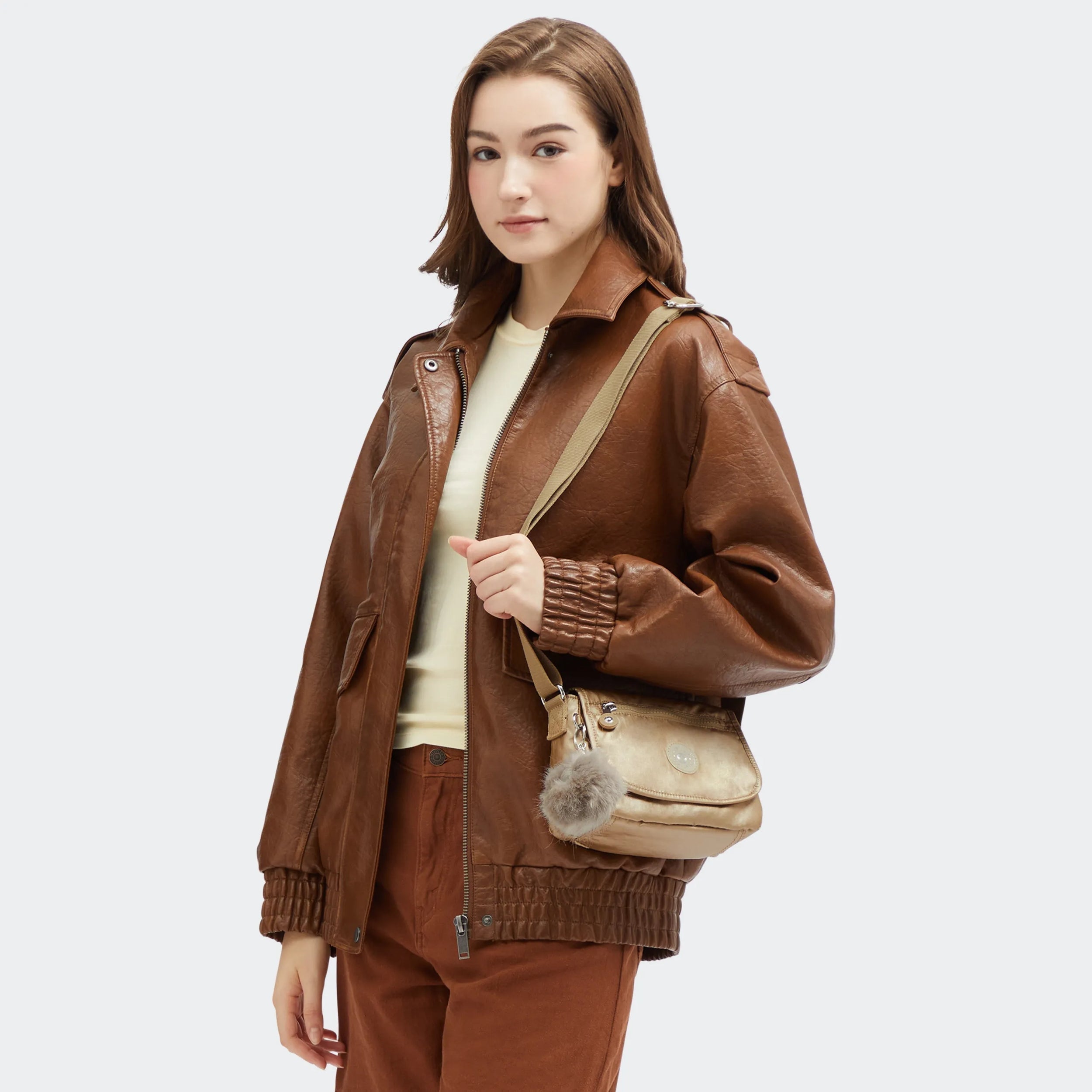 Sabian Metallic Crossbody Mini Bag