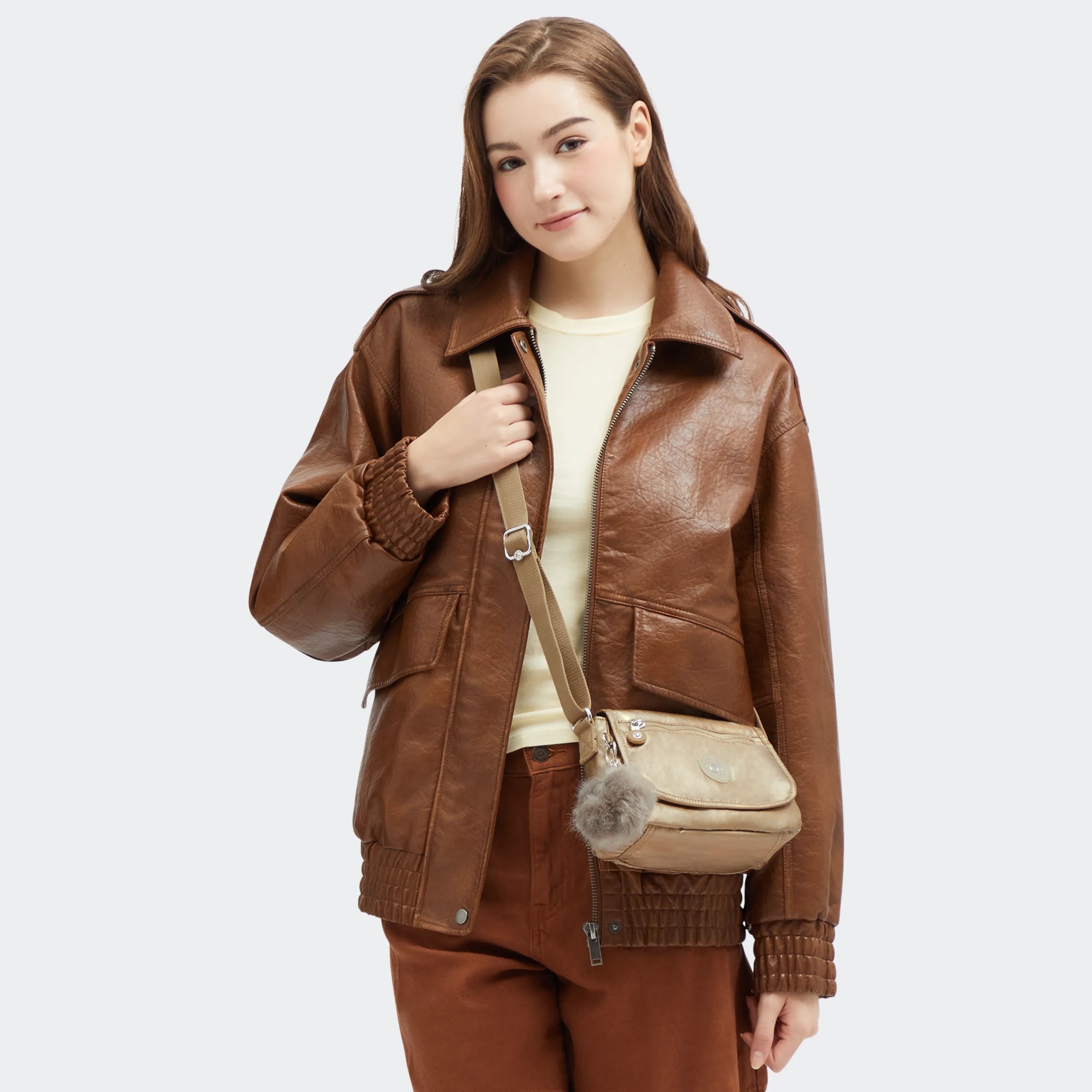 Sabian Metallic Crossbody Mini Bag