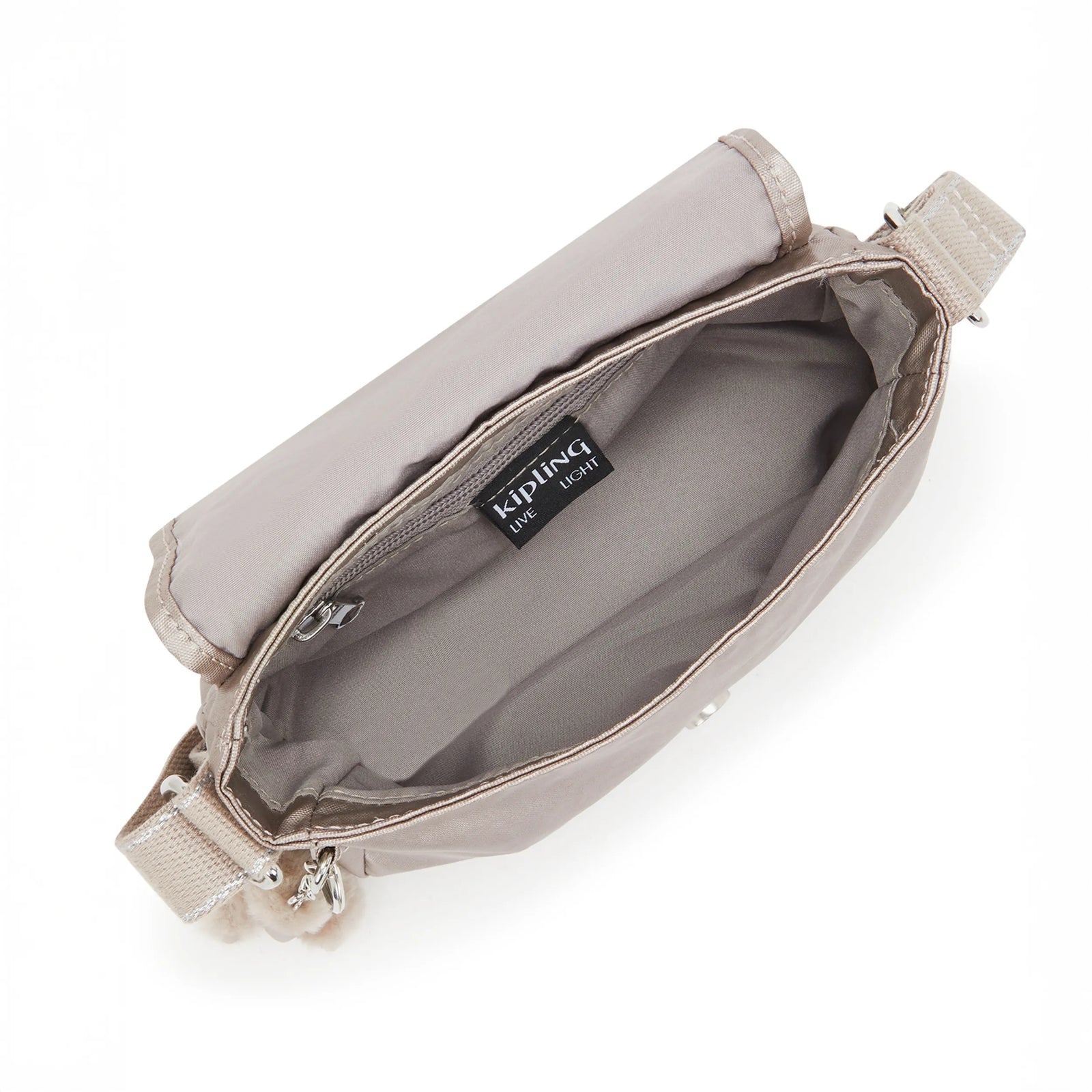 Crossbody o Cartera Bandolera Kipling Sabian - Dorado Metalico - Real Plaza Crossbody o Cartera Bandolera Kipling Sabian - Dorado Metalico - Real Plaza