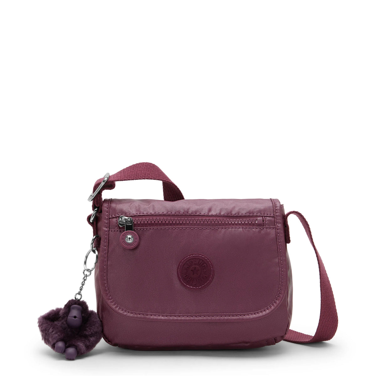 Sabian Metallic Crossbody Mini Bag Grape Wine Metallic - 