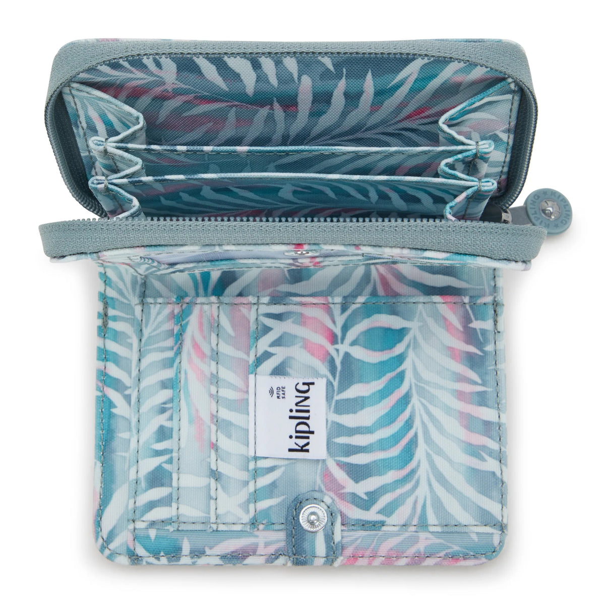 Money Love Printed Small Wallet Palmtree Leaves - 3
