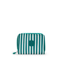 Money Love Small Printed Wallet Parasol Stripes - 1