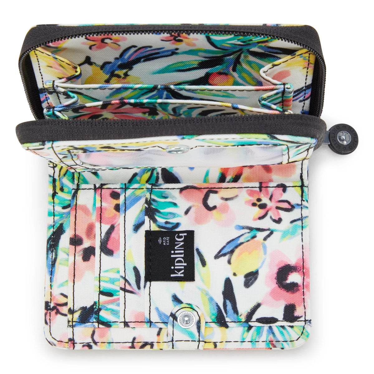 Money Love Printed Small Wallet Cocktail Floral - 3