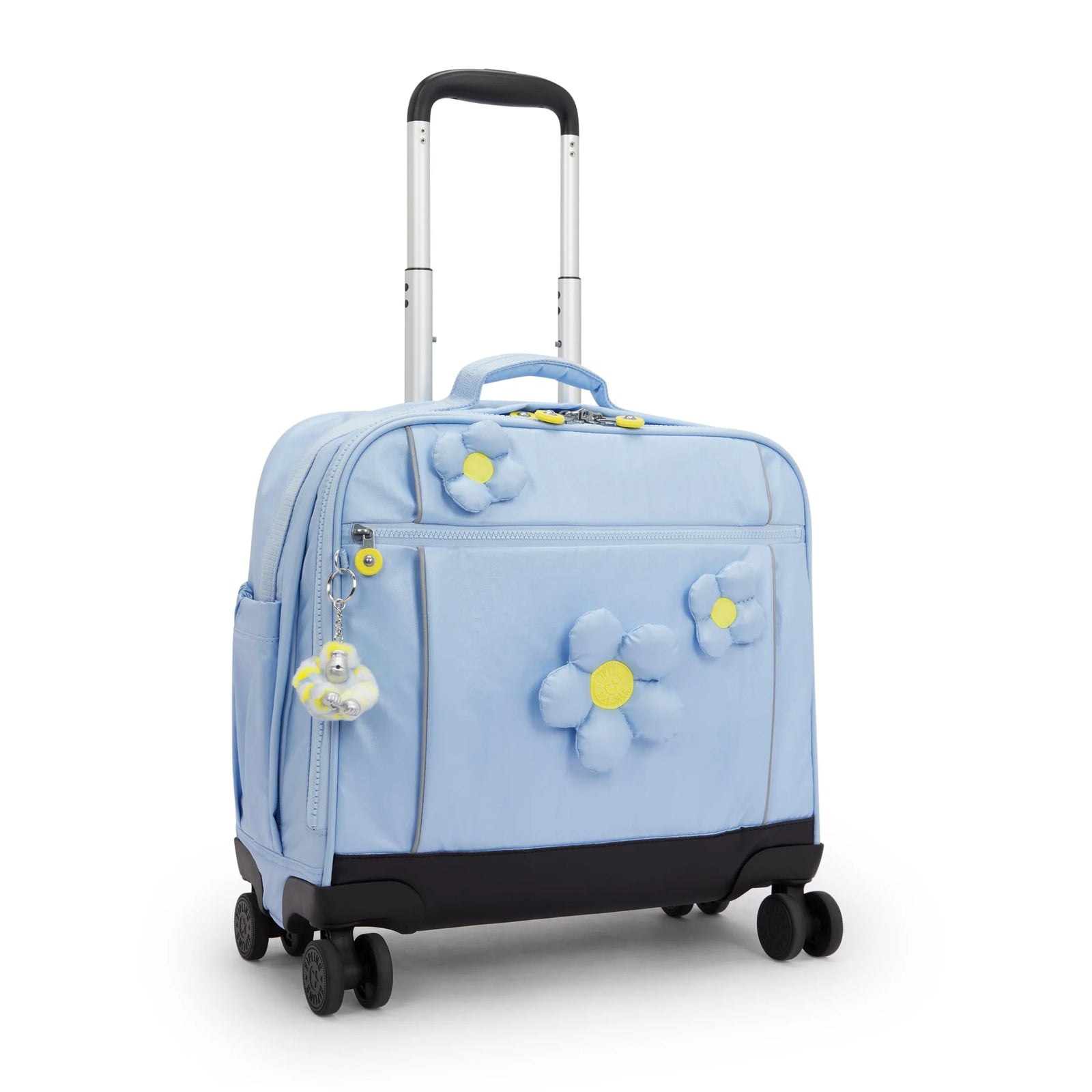 New Storia Metallic 4-Wheeled Rolling Luggage Bloom Crush Metallic-view-4