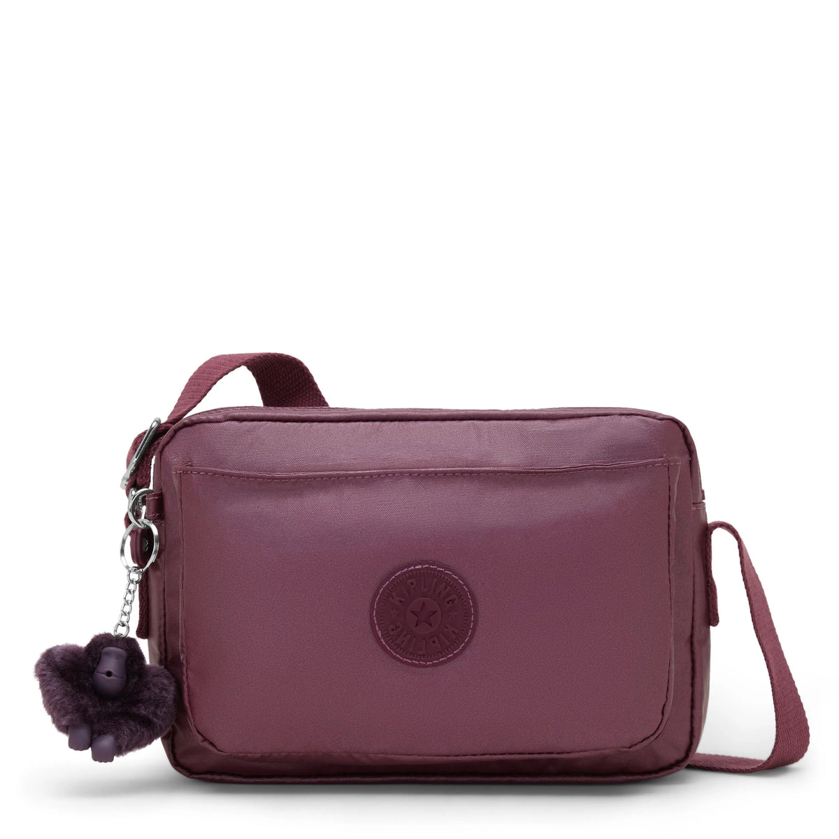 Abanu Medium Metallic Crossbody Bag Grape Wine Metallic - 1